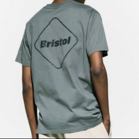 F.C.Real Bristol EMBLEM TEE GRAY XL_画像3