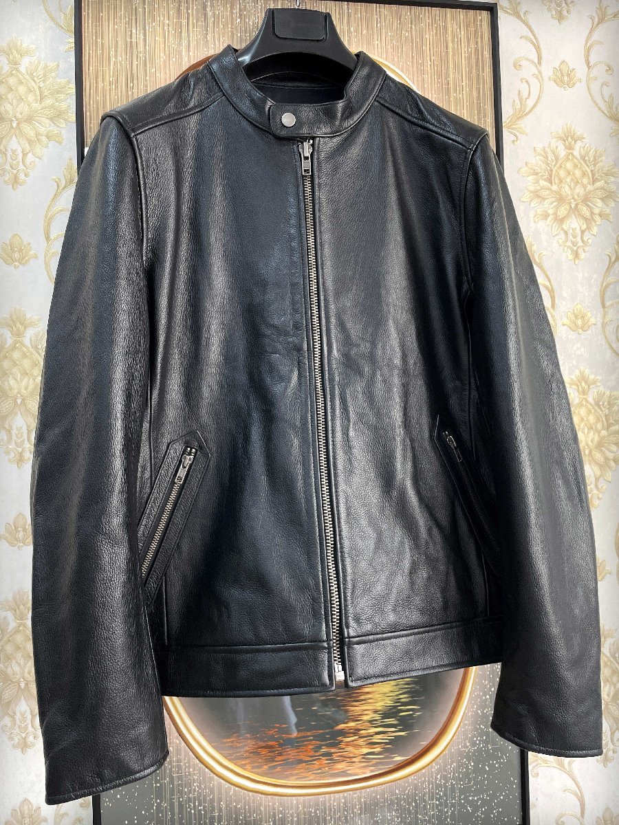 逸品EU製&定価18万◇UABONI*レザージャケット*Paris*ユアボニ*パリ発