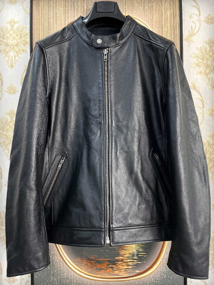 逸品EU製&定価18万◇UABONI*レザージャケット*Paris*ユアボニ*パリ発