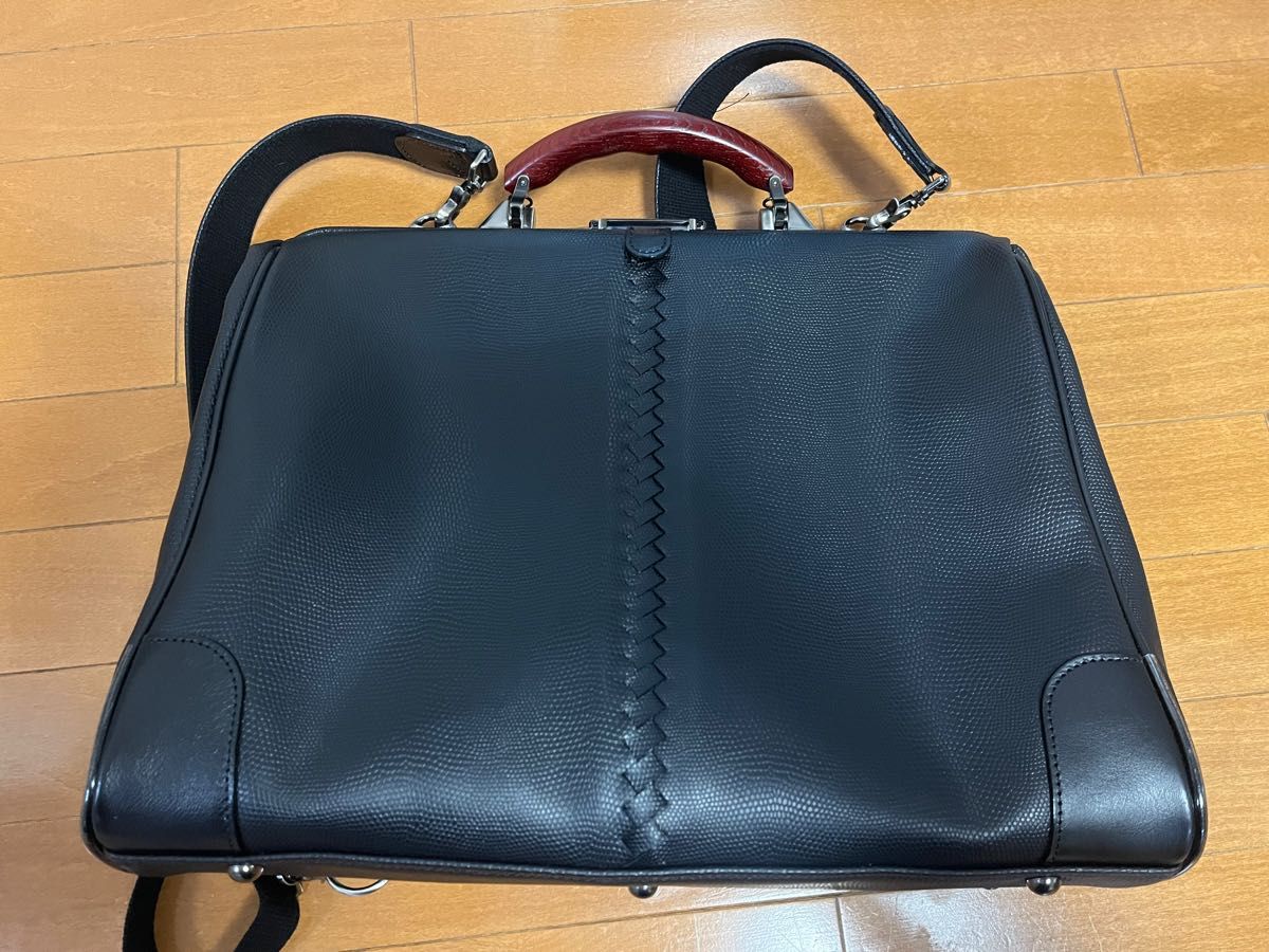 豊岡鞄 YOUTA ヨウタ ダレスバッグ 日本製 がま口 リュック トートバッグ3way 鍵付きビジネスバッグ