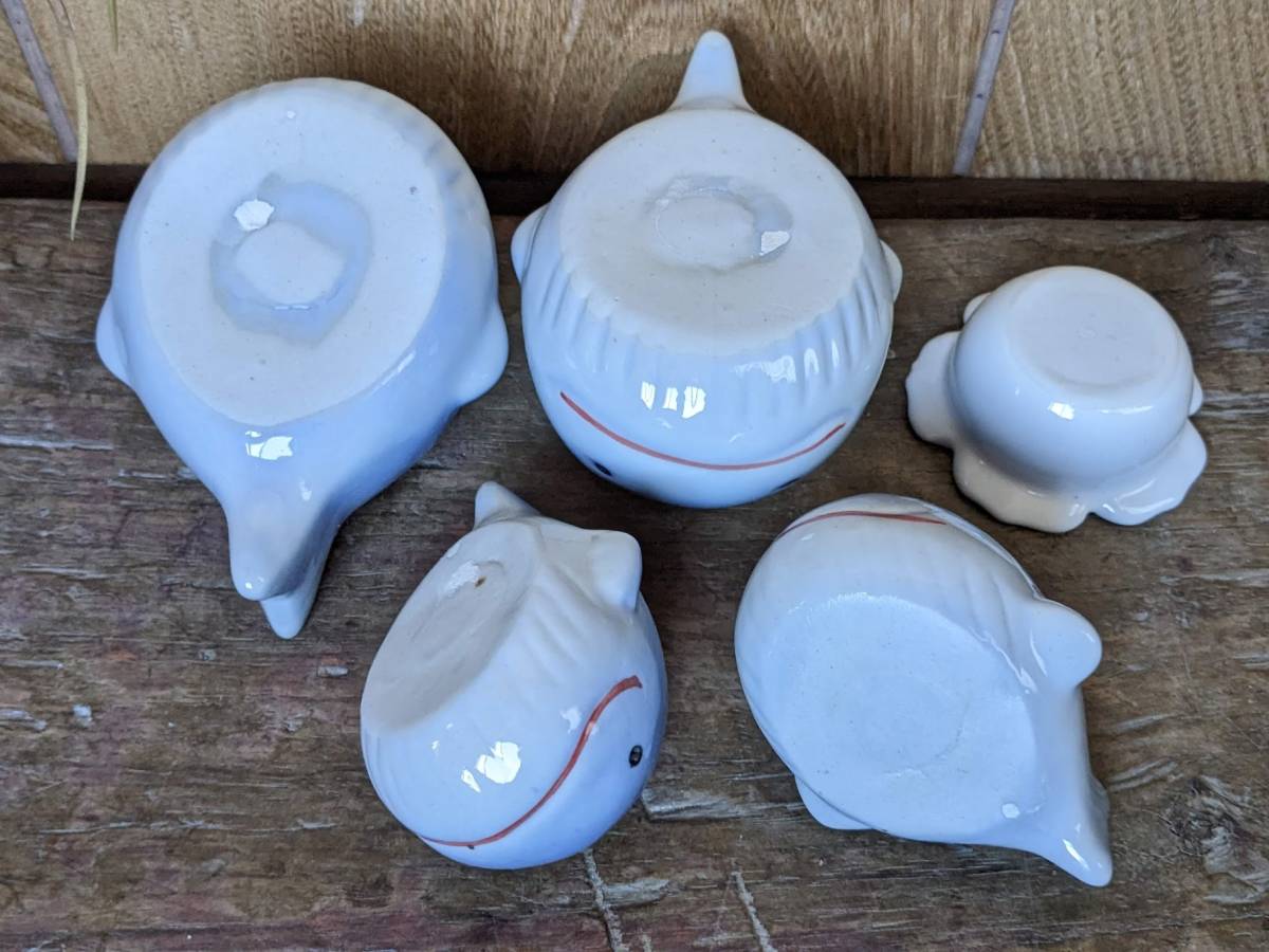 [ whale large small . coming off flower 5 point set ] coming off ceramics fishbowl me Dakar pot whale biotope fishbowl flower hand water whale flower. comming off lamp 