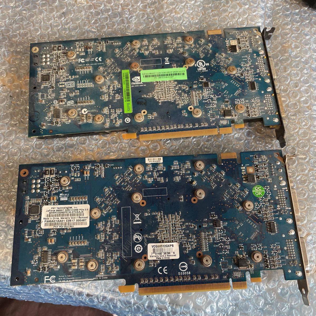 （E-102）中古グラフィックカード GeForce 8800 GT GDDR3 512MB 2枚セット_画像3