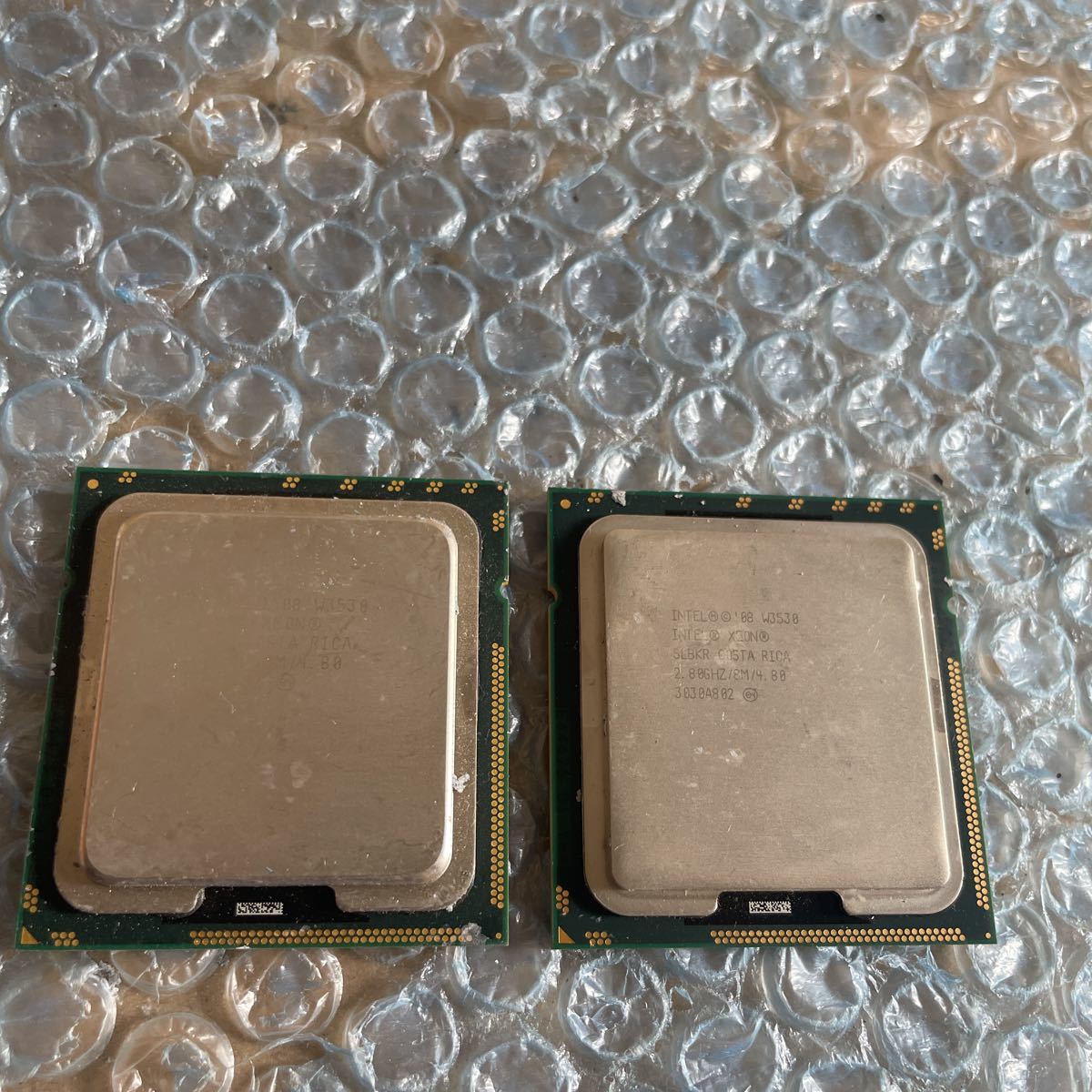 intel Xeon W3530 2.8GHz CPU 動作確認済み2個セット_画像1