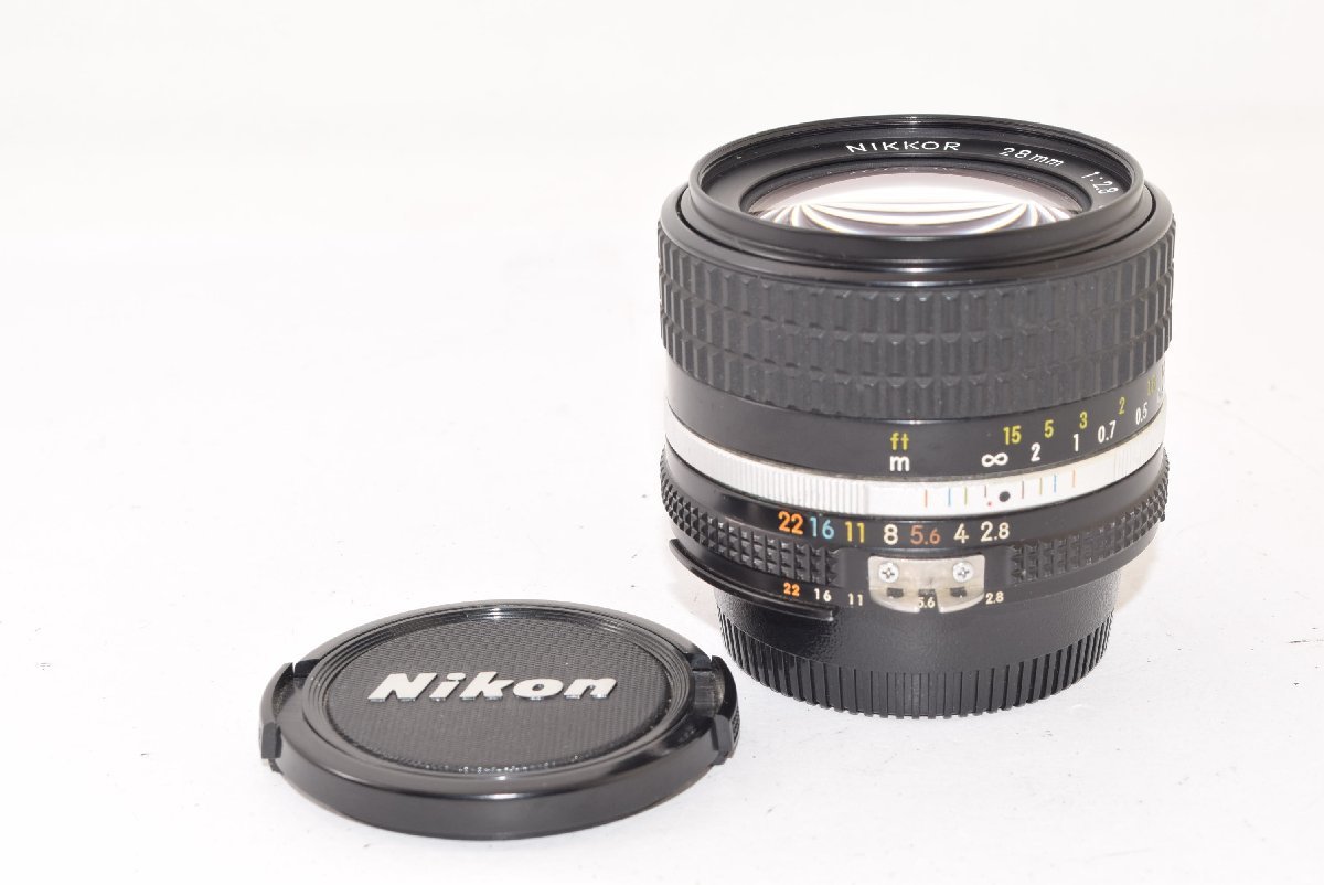 一番の NIKKOR Ai-s ニコン Nikon ☆美品☆ 28mm 2306119 F2.8 ニコン