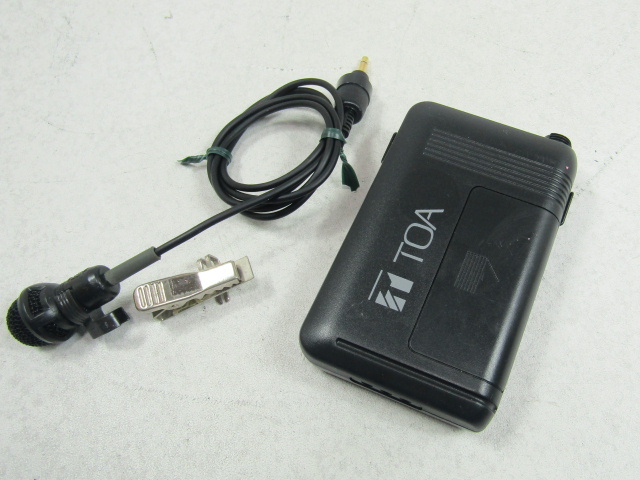 ■■TOA ワイヤレスマイク タイピン型 WM-1320 通電OK■■