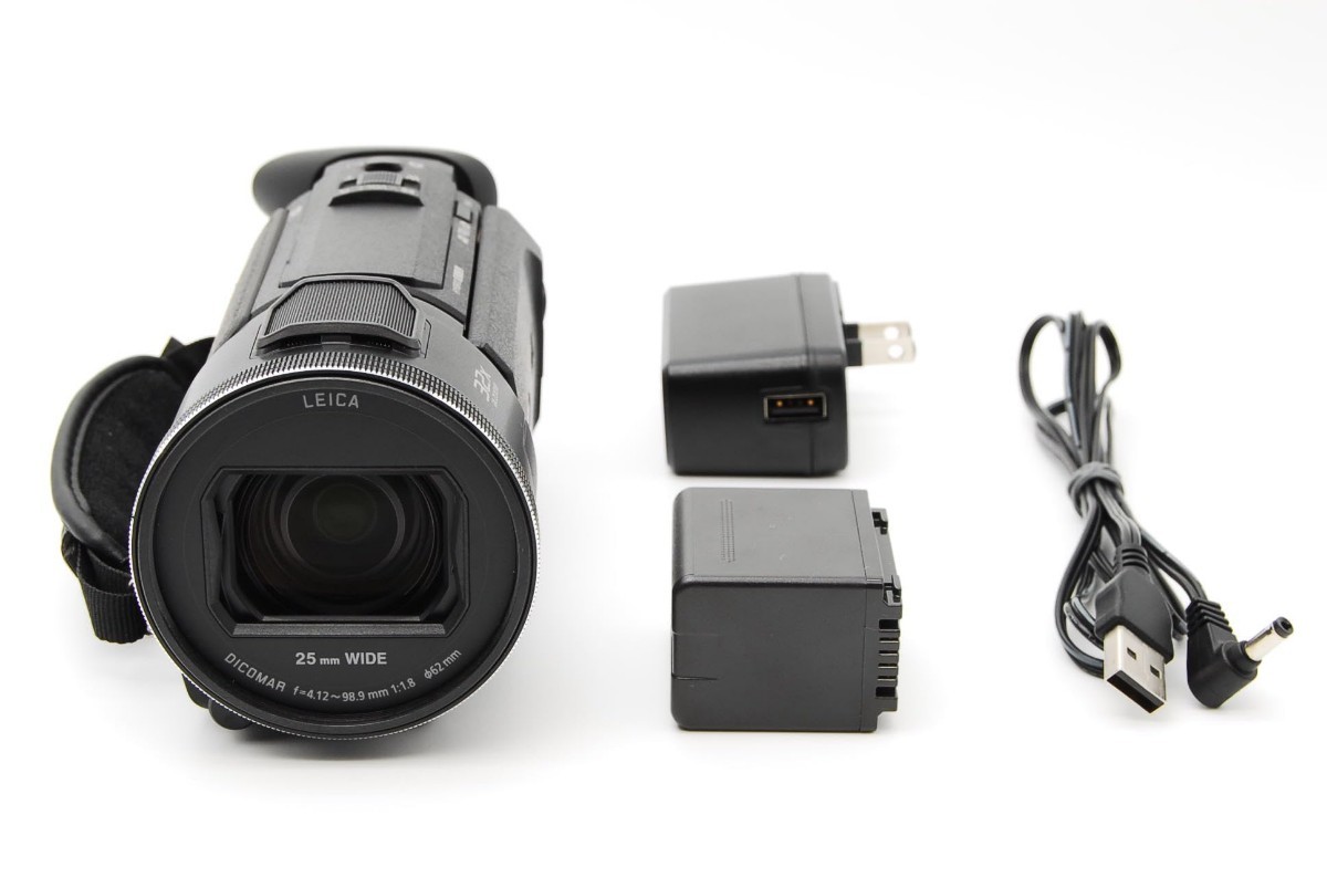 【新品級】PANASONIC パナソニック 4K ビデオカメラ WZXF1M 64GB ワイプ撮り あとから補正 ブラック HC-WZXF1M-K 管:2831