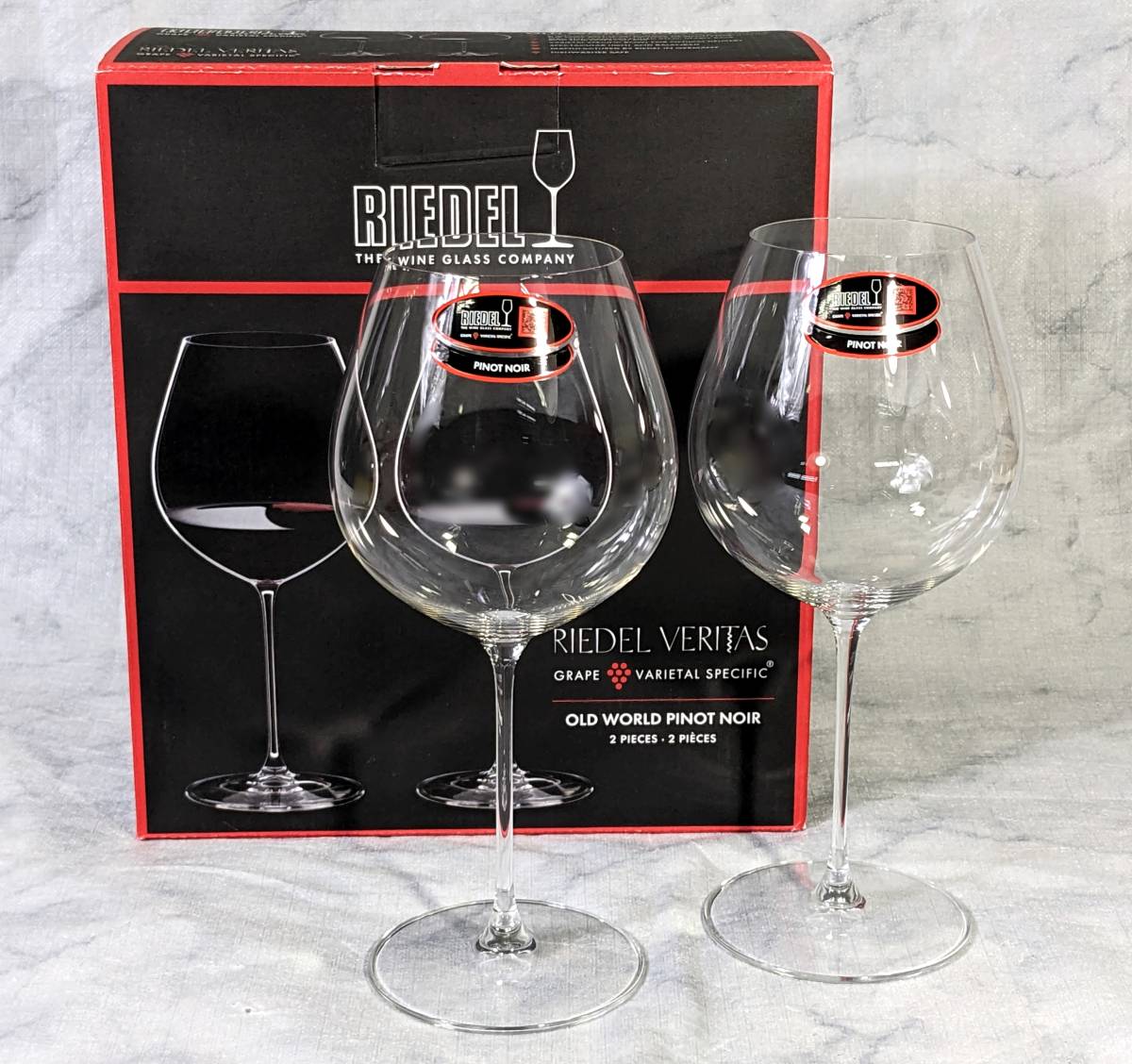 ☆未使用保管品☆Riedel/リーデル 赤ワイングラス ペアセット