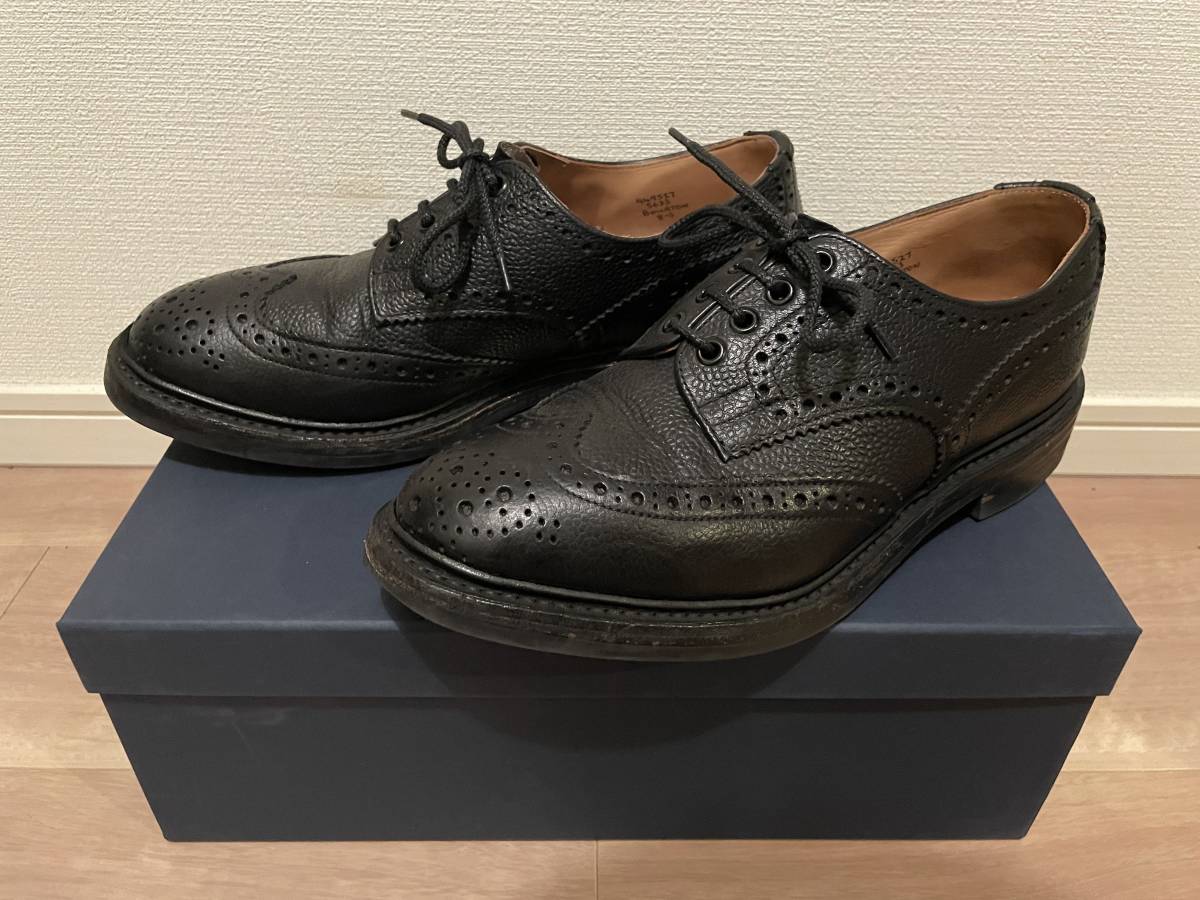 誠実】 Tricker's トリッカーズ 美品 送料無料 BOURTON ブラック