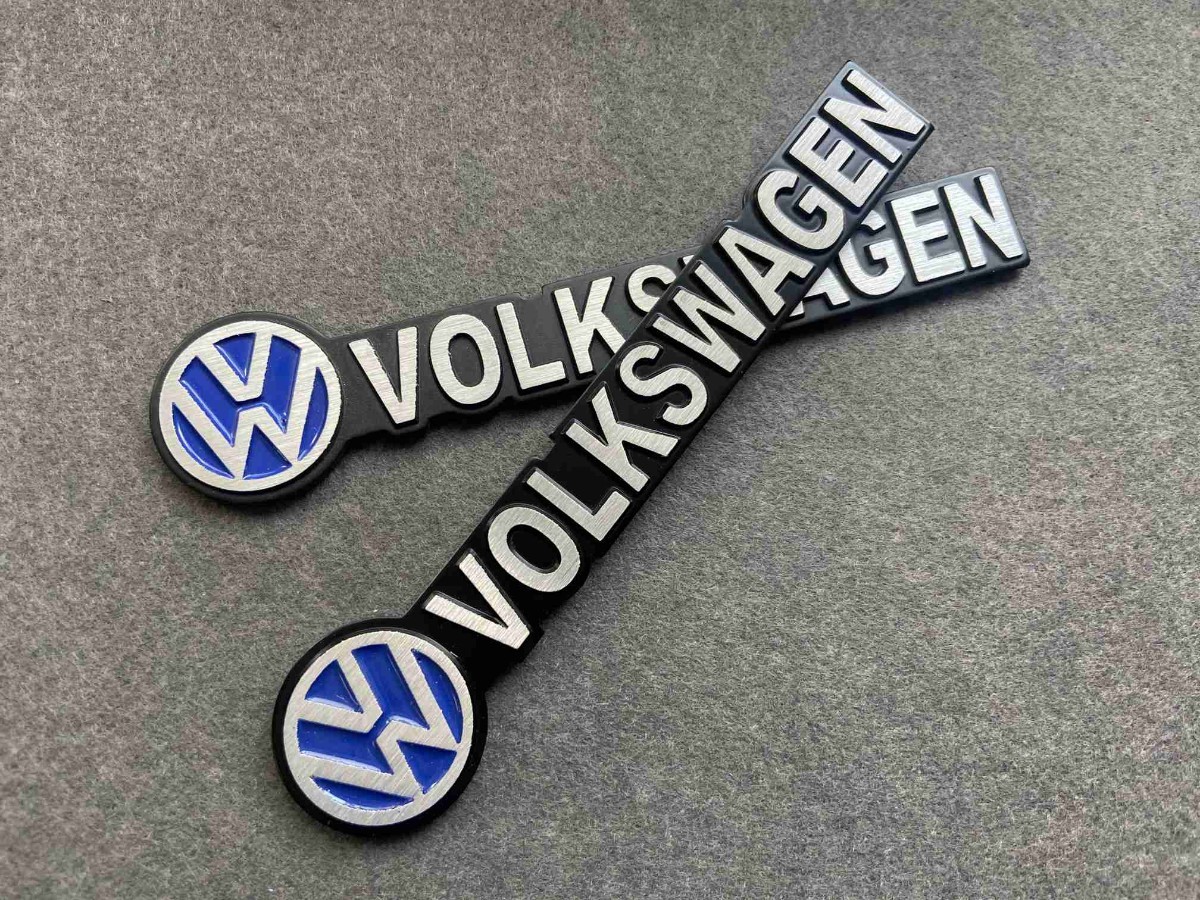 ★フォルクスワーゲン VOLKSWAGEN★16*2CM★ステッカー エンブレム エンブレムステッカ 車の装飾 傷を隠す 2個セット_画像3