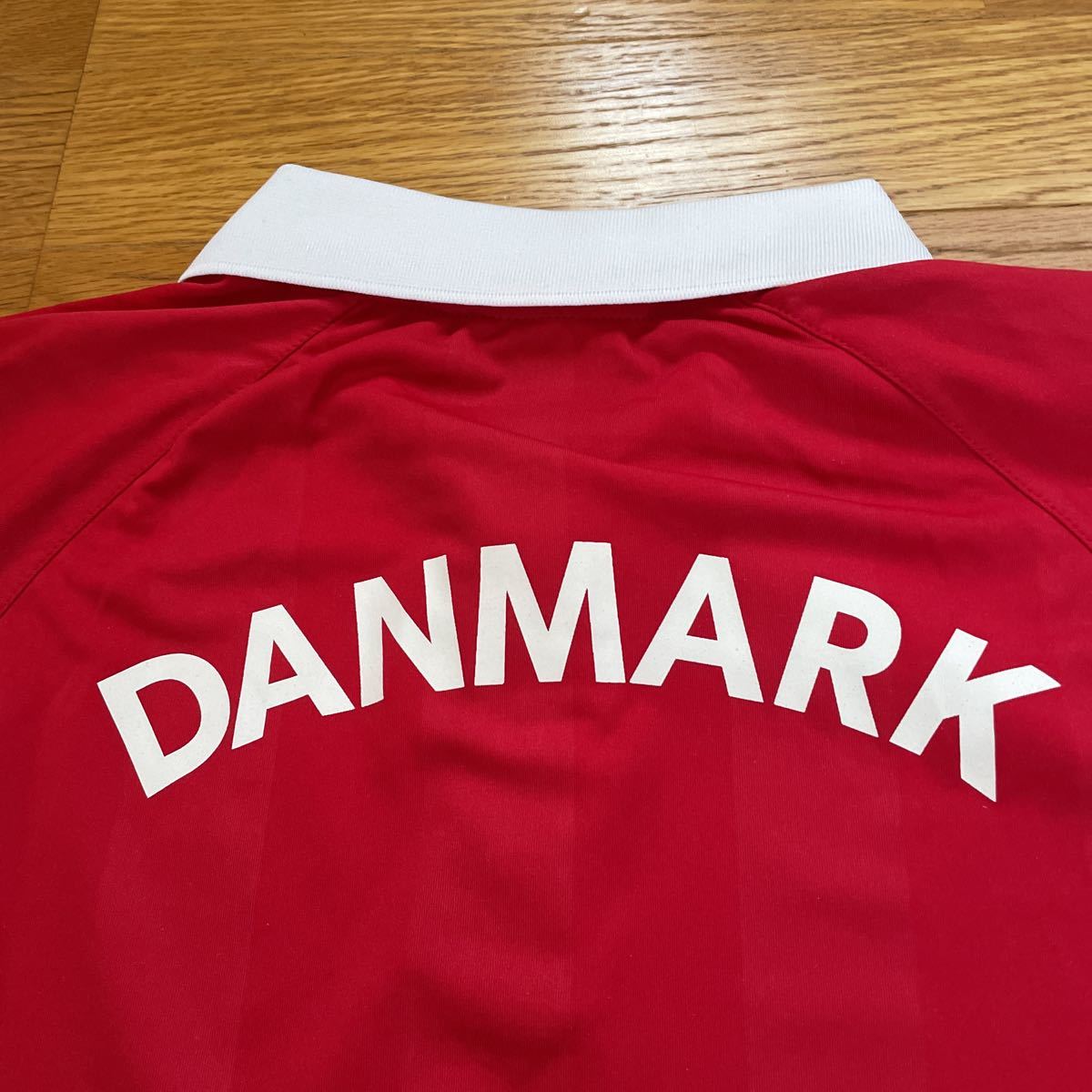 デンマーク 代表 ヒュンメル hummel ポロシャツ ユニフォーム ラウドルップ トマソン エリクセン シュマイケル ラウドルップ ヨーゲンセン_画像9
