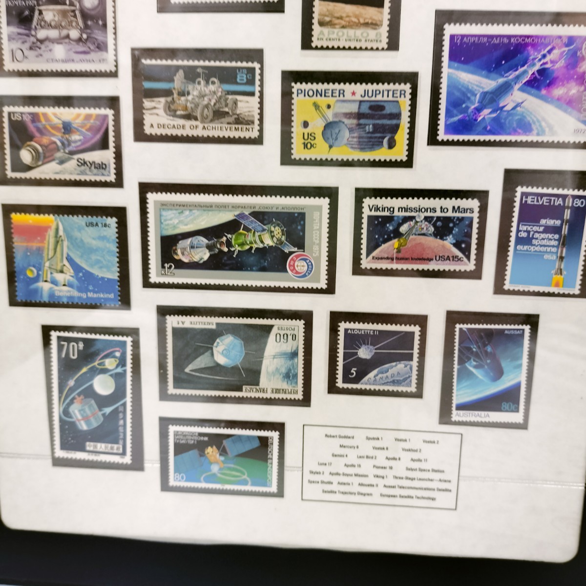 【未使用】美品 フランクリンミント 世界の宇宙切手の公式コレクション 1989年 The Franklin mint_画像8