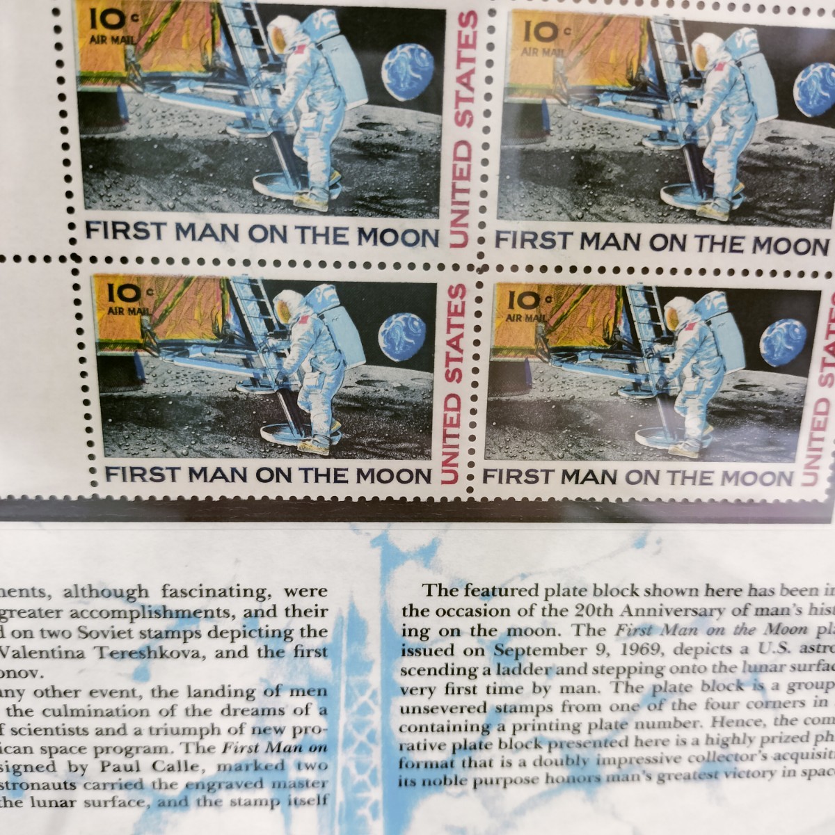 【未使用】美品 フランクリンミント 世界の宇宙切手の公式コレクション 1989年 The Franklin mint_画像6