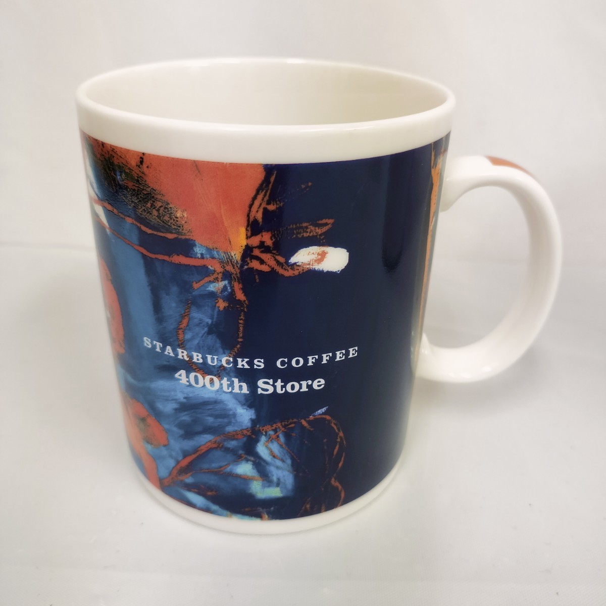 【未使用】旧ロゴ 2002年 400店記念 マグカップ『 STARBUCKS COFFEE 400th Store』 横浜シャル店 コレクション スタバ スターバックス 希少_画像1