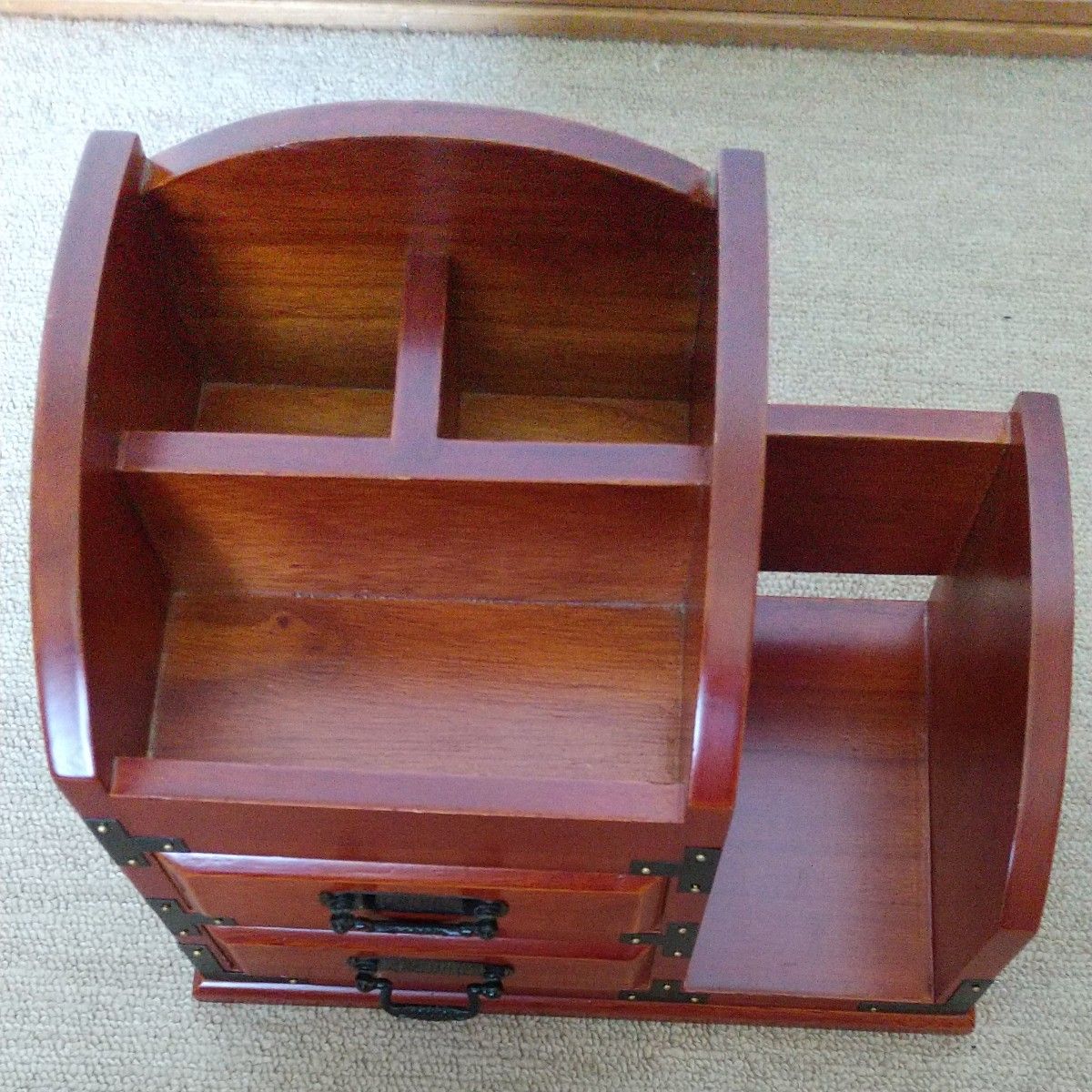 木製 収納ケース 小物入れ 整理箱 引き出し 木箱 ボックス 和風 昭和レトロ