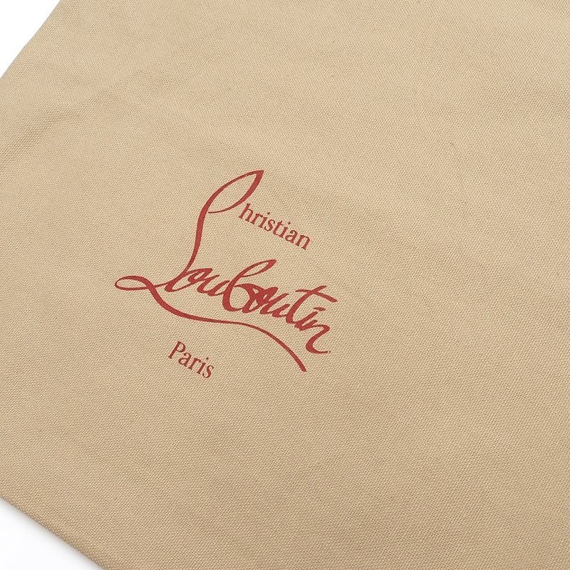 F0449S 未使用品 Christian Louboutin/レザークラッチバッグ ブラック