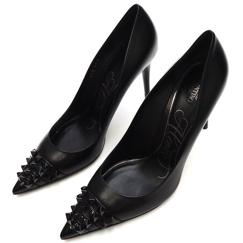 F04182 未使用品 VALENTINO GARAVANI/ロックスタッズ アルコーブ