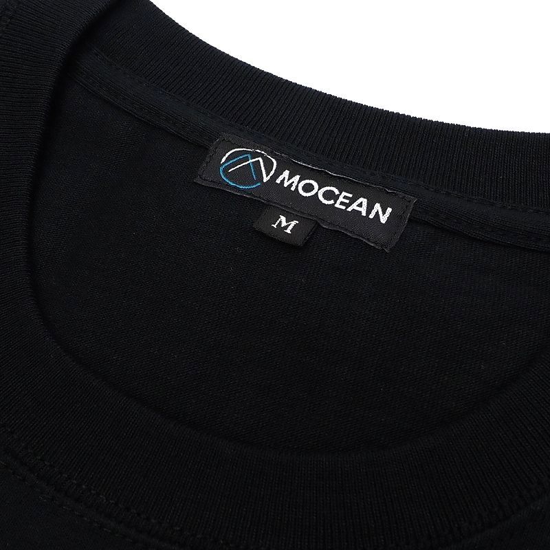 F02666 新品 MOCEAN/Tシャツ 【サイズ：M】 ブラック ボックスロゴ モーシャン_画像4