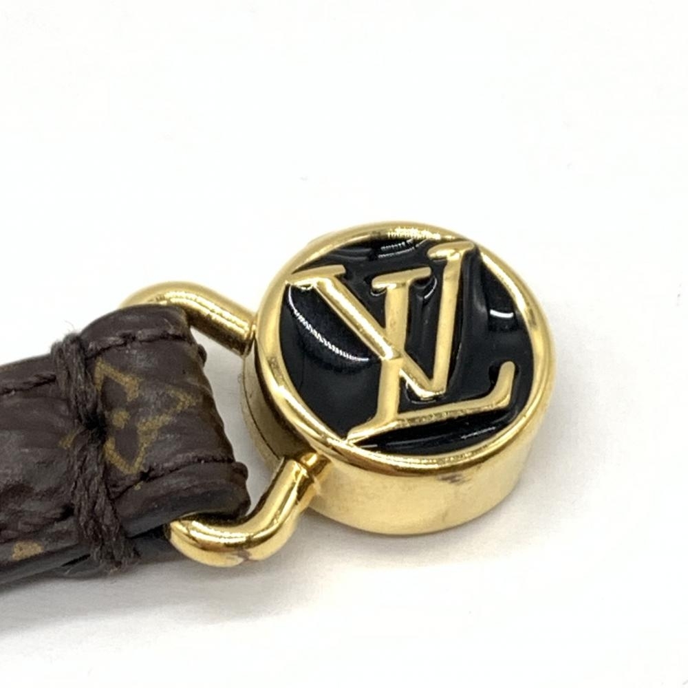 LOUIS VUITTON Louis Vuitton M8026F brass reLV click ito monogram bracele lady's accessory Brown tube .RT32236