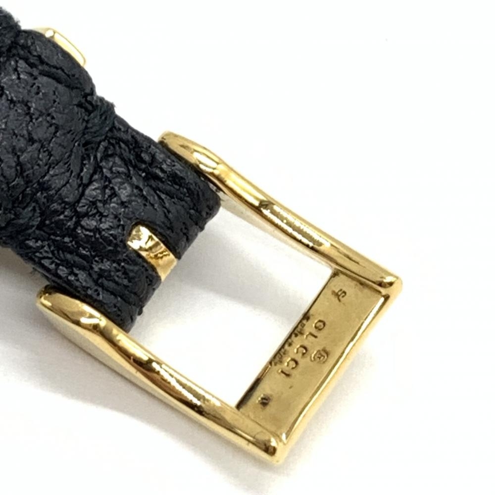 3年保証』 ダブルG 648621 グッチ GUCCI レザーブレスレット 管理