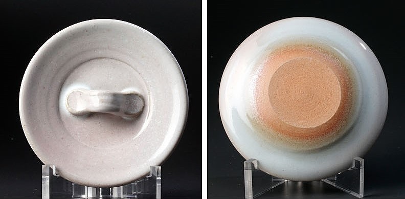 美品 萩焼 岡田裕(八代岡田仙舟) 萩窯変水指 美品 萩焼 岡田裕(八代岡田仙舟) 萩窯変水指