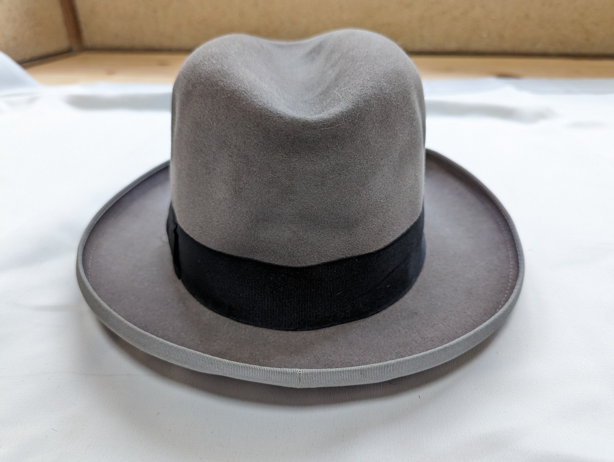 ゴッドファーザー BORSALINO ホンブルグハット 58cm グレー | ccq.com.sv