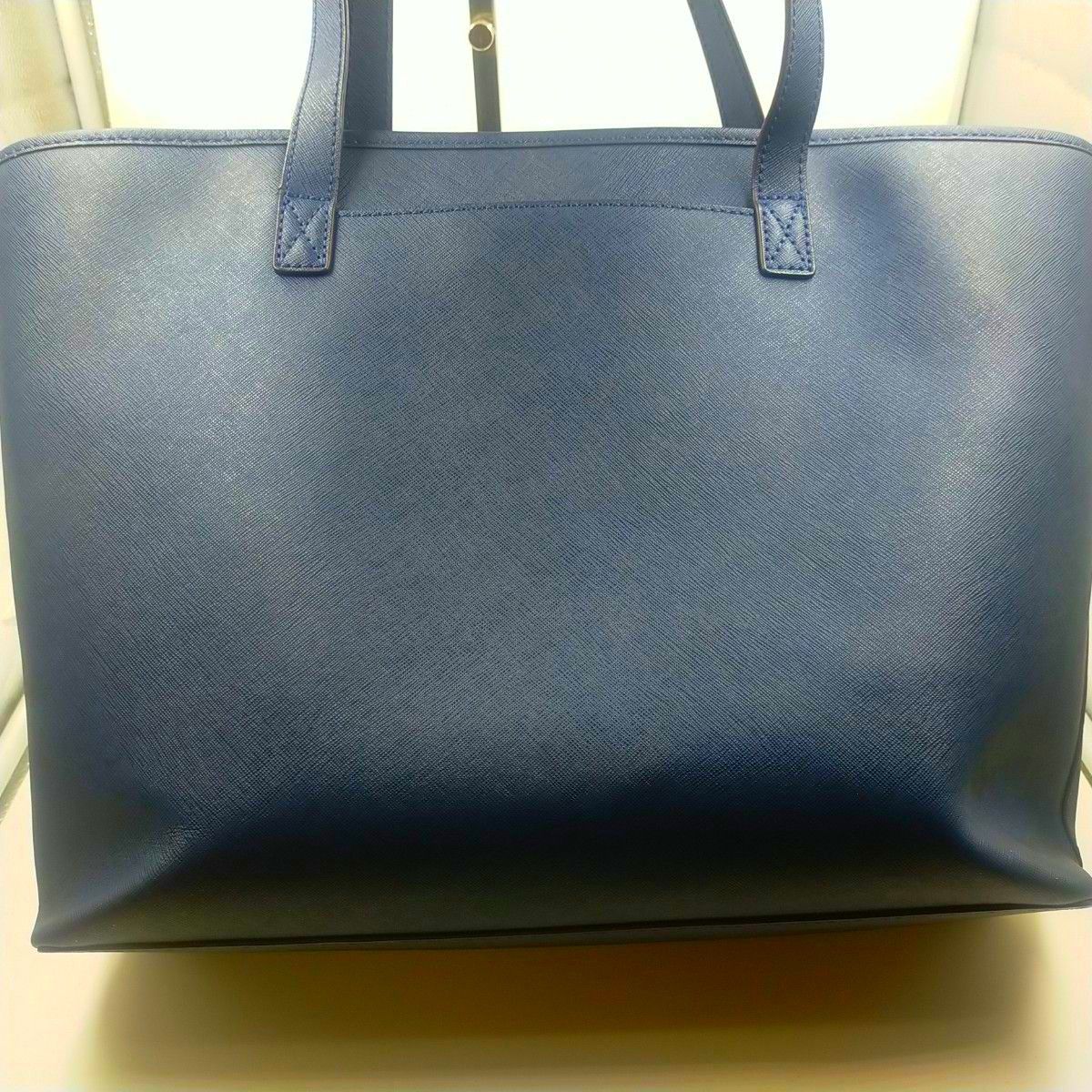 MICHAEL KORS トートバッグ 大容量 ネイビー【極美品】|PayPayフリマ