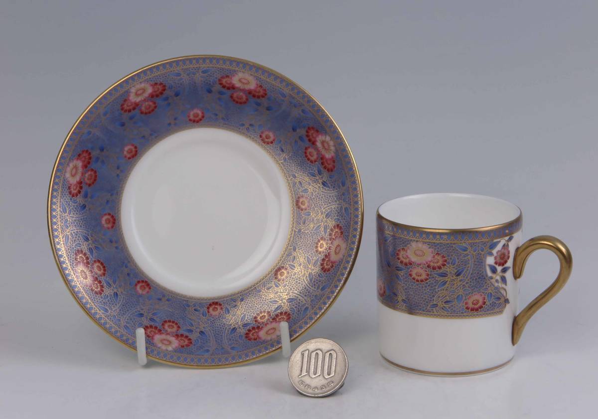 　　ウェジウッド　=　・DEMI-Cup&Saucer (1級品) 　= OSTERLEY =　　_画像1