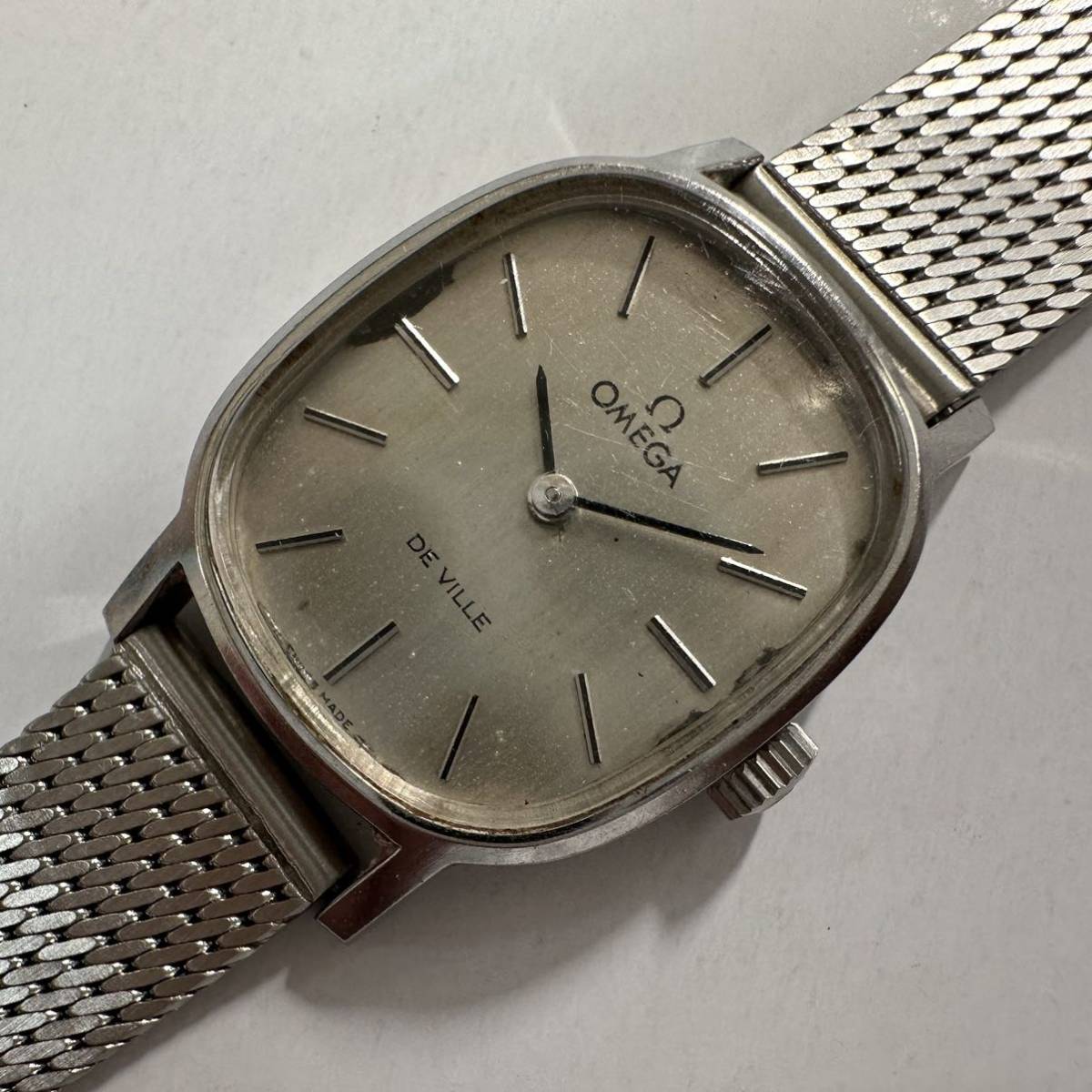 オメガ OMEGA デビル　DE VILLE ST 511 0509 SP Cal.625 レディース デビル ラグ幅12mm vintage watch 511.0509 不動ジャンク品　147-1_画像1