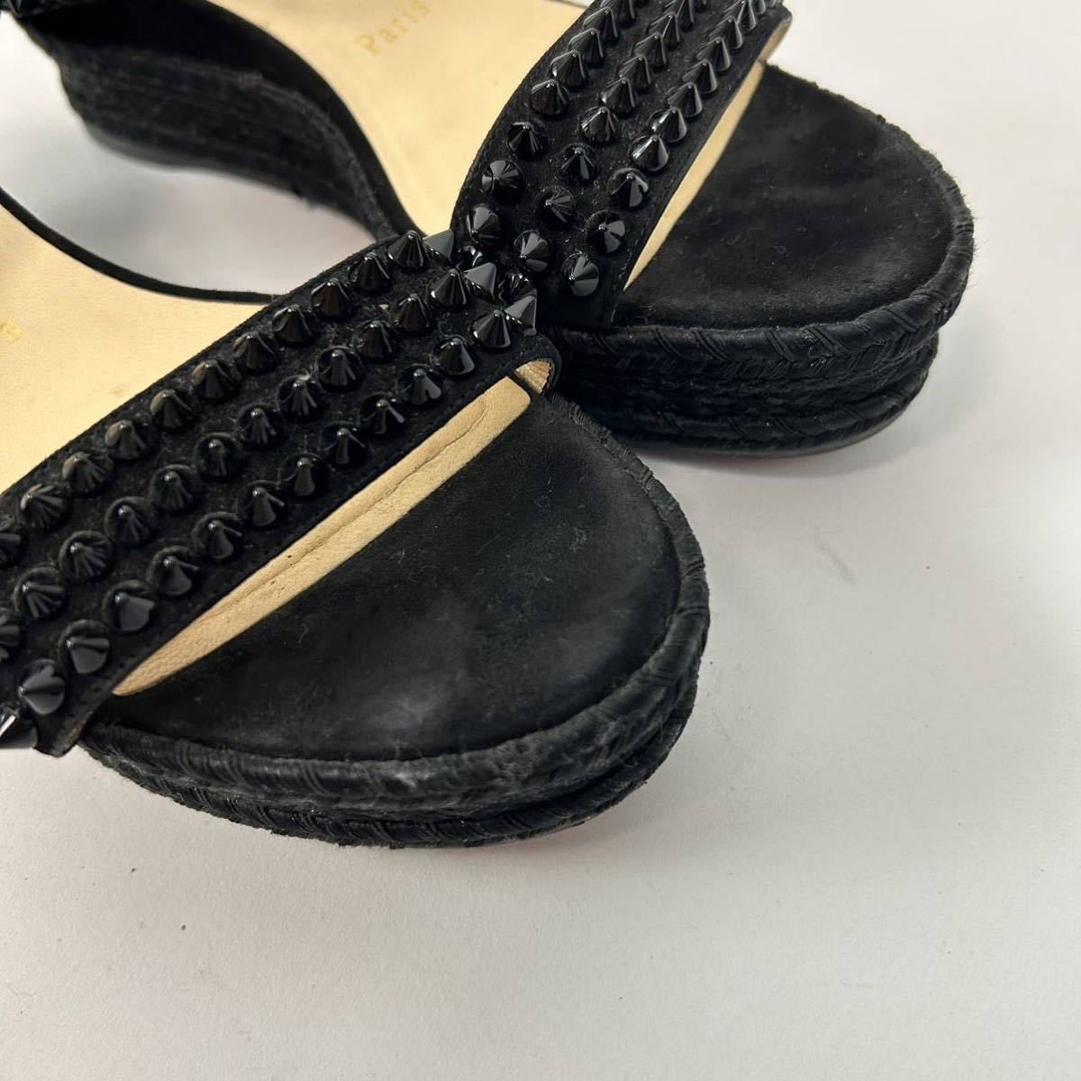 y206 Christian Louboutin クリスチャン ルブタン スタッズ サンダル
