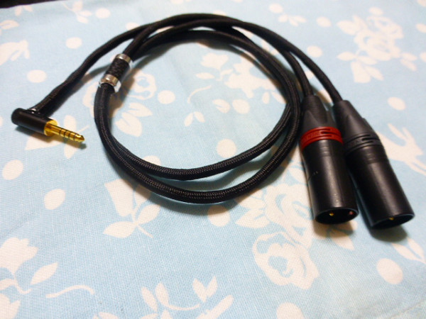 4 4mm5極 L字 (GND有 → XLR コネクタ 3ピン×2 ライン 入力 4 4mm5極 L字 (GND有 → XLR コネクタ 3ピン×2 ライン 入力