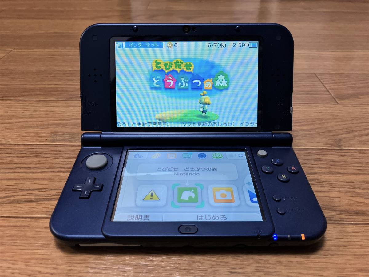 New ニンテンドー 3DS LL メタリックブルー 任天堂 ips液晶