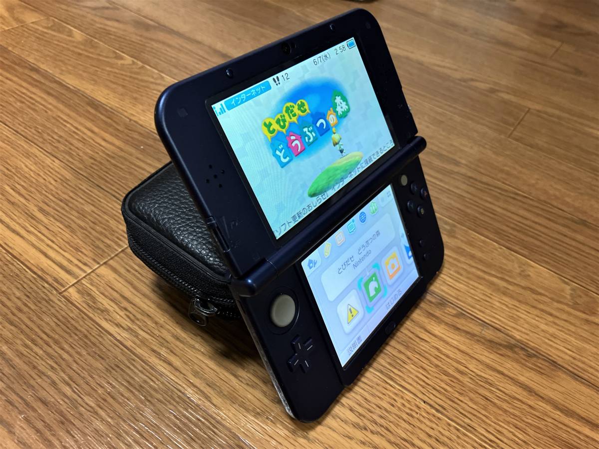 New ニンテンドー 3DS LL メタリックブルー 任天堂 ips液晶