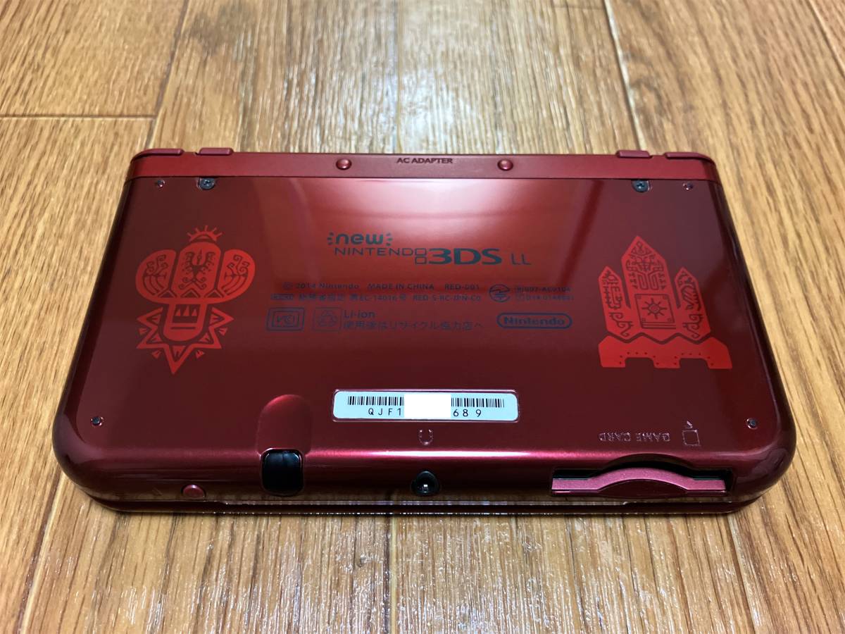 New ニンテンドー 3DS LL 上下ips液晶 モンスターハンタークロス