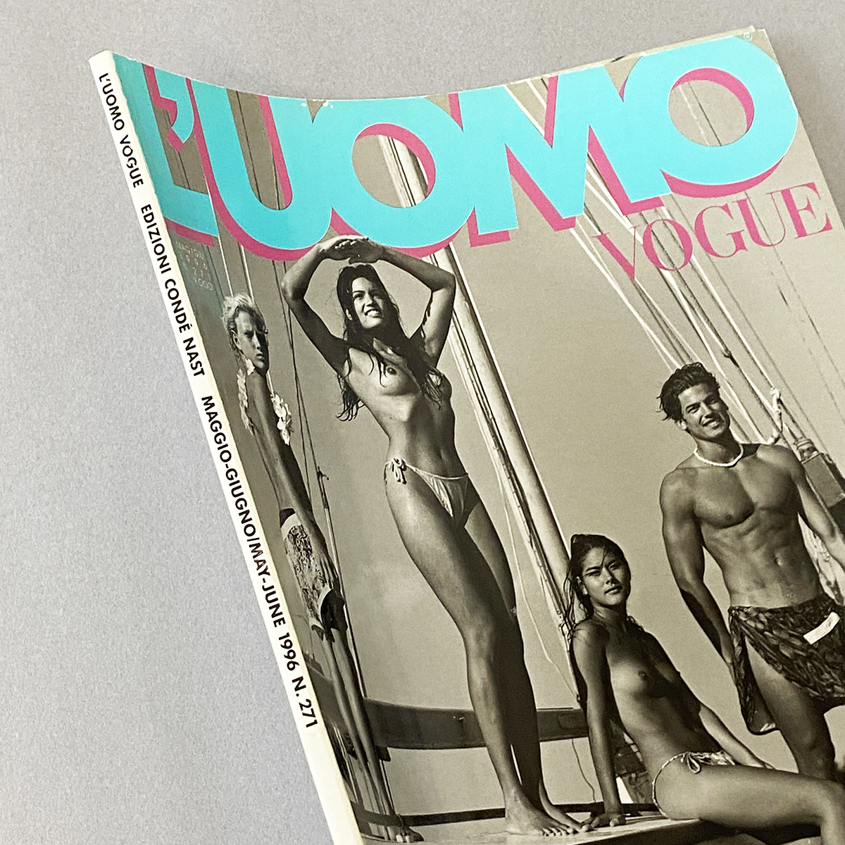 L'UOMO VOGUE 1996.5-6 N.271 Bruce Weber ブルース・ウェーバー特集32P Michel Comte ミッシェル・コント 洋雑誌 ルオモ・ヴォーグの画像9