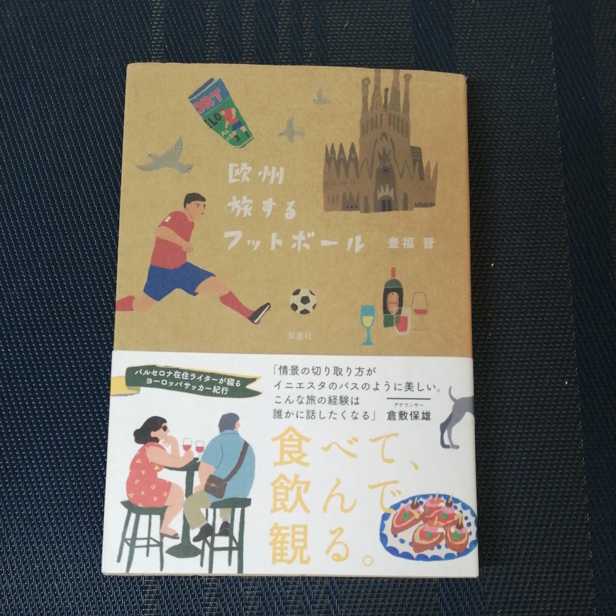 「欧州旅するフットボール」 豊福晋著　双葉社_画像1