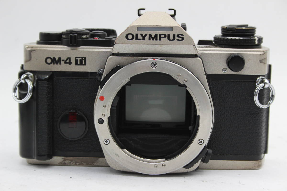 【返品保証】 オリンパス Olympus OM-4 Ti ゴールド ボディ C6758_画像2