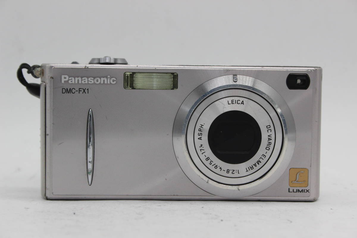 【返品保証】 パナソニック Panasonic Lumix DMC-FX1 DC Vario 5.8-17.4mm F2.8-4.9 バッテリー付き コンパクトデジタルカメラ C6810_画像2