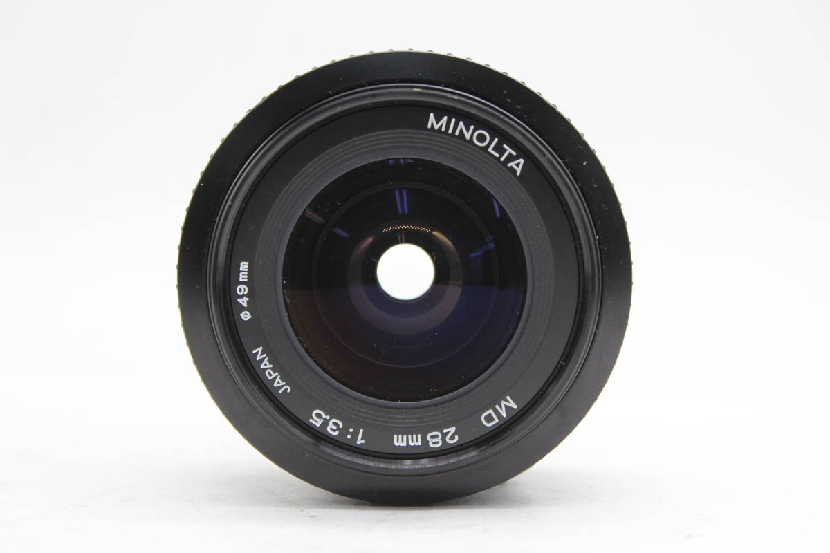 【返品保証】 ミノルタ Minolta New MD 28mm F3.5 レンズ C6900_画像2