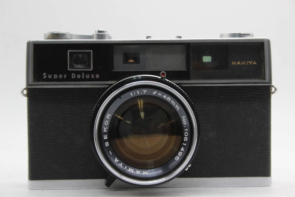 【訳あり品】 マミヤ Mamiya Super Deluxe SEKOR 48mm F1.7 レンジファインダー カメラ C6913_画像2