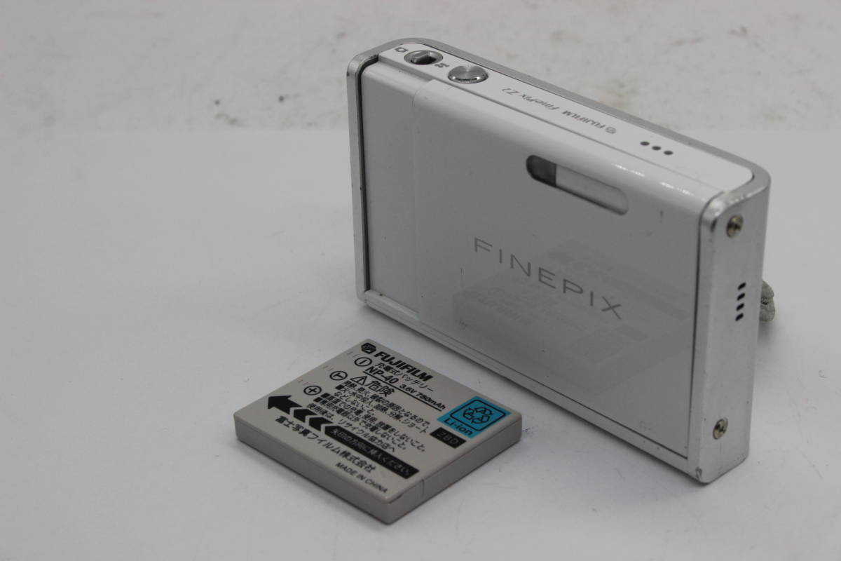 【返品保証】 フジフィルム Fujifilm Finepix Z2 ホワイト Fujinon 3x バッテリー付き コンパクトデジタルカメラ C6971