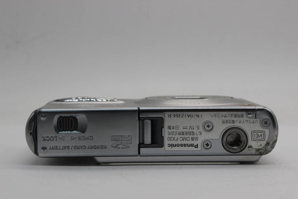 【返品保証】 パナソニック Panasonic Lumix DMC-FX30 28mm Wide コンパクトデジタルカメラ C6974_画像7
