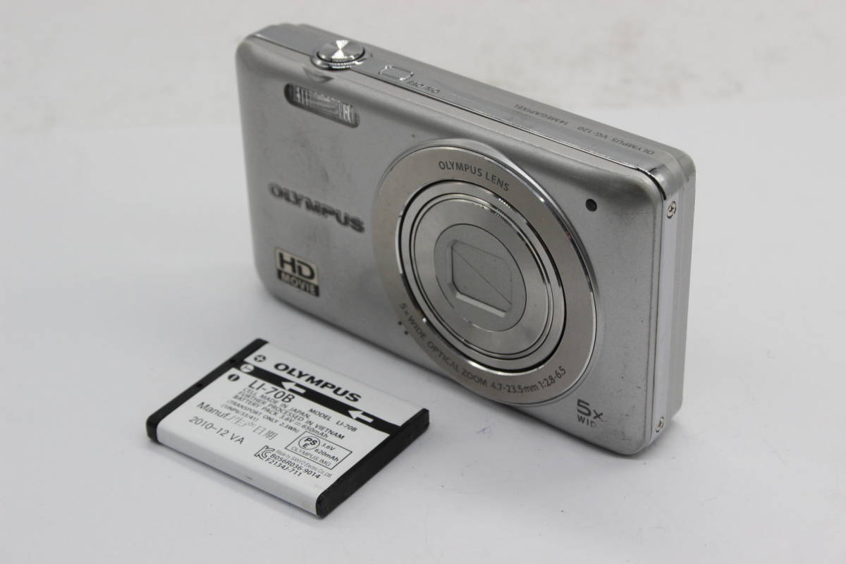 【返品保証】 オリンパス Olympus VG-120 5x Wide バッテリー付き コンパクトデジタルカメラ C6976_画像1