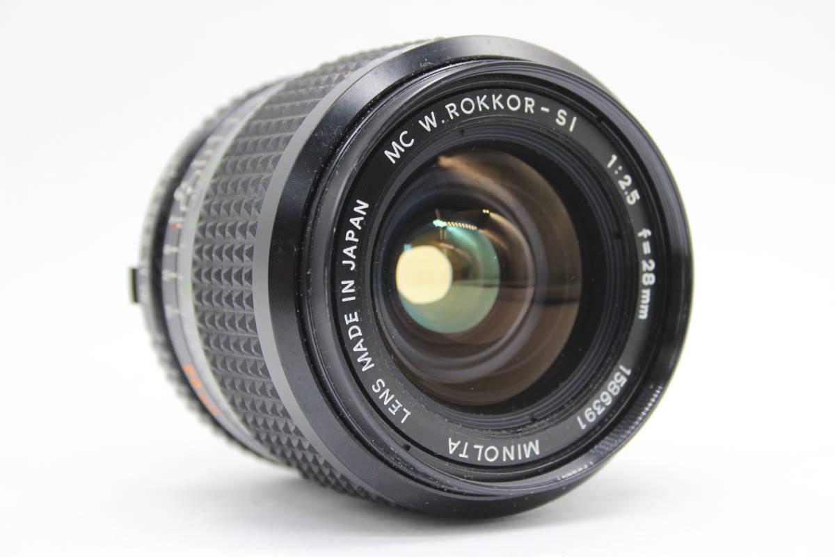 【返品保証】 ミノルタ Minolta MC W.ROKKOR-SI 28mm F2.5 レンズ C7407_画像2