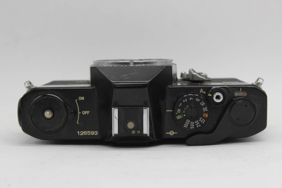 【訳あり品】 キャノン Canon FTb QL ブラック FD 28mm F3.5 ボディレンズセット C7419の画像6