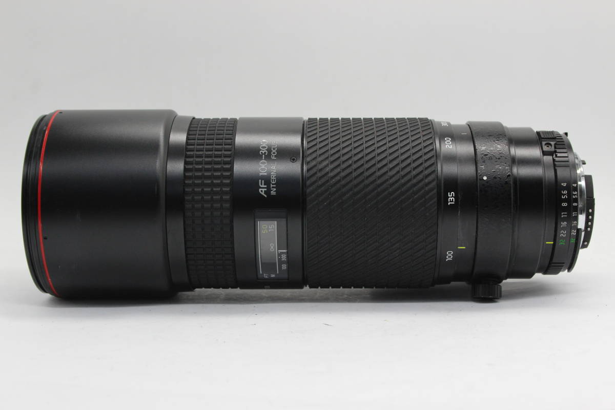 【返品保証】 トキナー Tokina AT-X AF 100-300 F4 INTERNAL FOCUS ニコンマウント 三脚座付き レンズ C7437_画像5