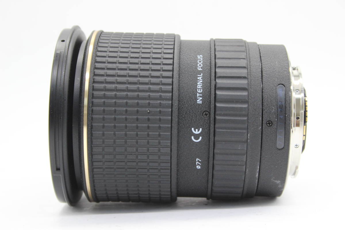 【返品保証】 【元箱付き】トキナー Tokina AT-X PRO SD ASPHERICAL 16-50mm F2.8 DX キャノンマウント 前後キャップ フード付き C7564_画像3