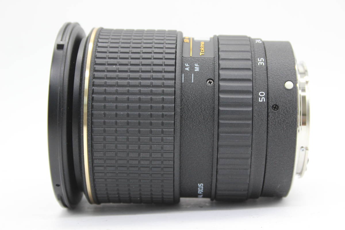 【返品保証】 【元箱付き】トキナー Tokina AT-X PRO SD ASPHERICAL 16-50mm F2.8 DX キャノンマウント 前後キャップ フード付き C7564_画像4