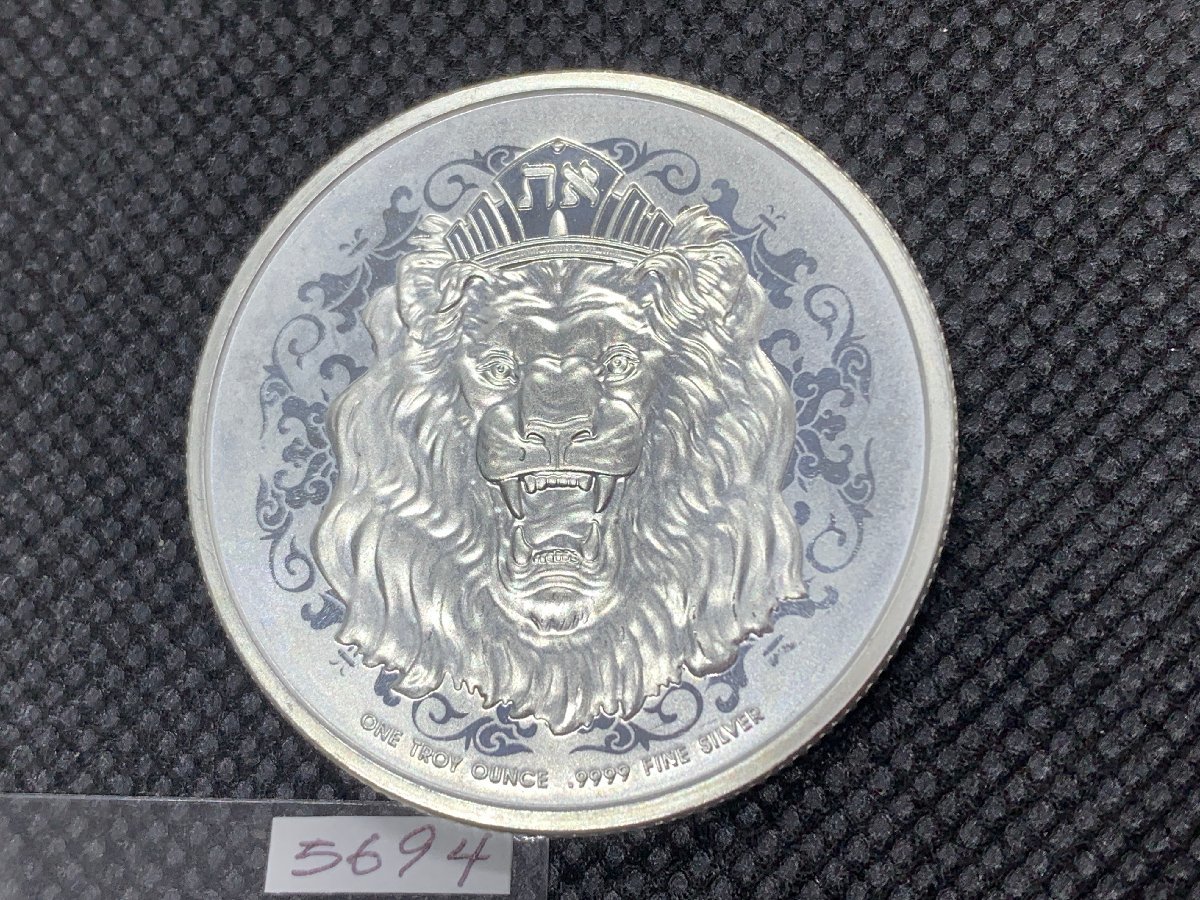 31.1 グラム 2022年 (新品) ニウエ「とどろく・ユダのライオン」純銀 1