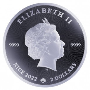 [ written guarantee * capsule with a self-starter ] 2022 year ( new goods )niue[ Shamrock ] original silver 1 ounce silver coin 