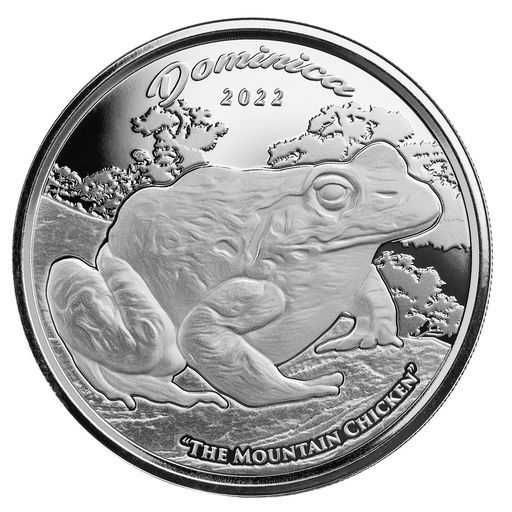[ written guarantee * capsule with a self-starter ] 2022 ( new goods )do Minica country [ mountain *chi gold ] original silver 1 ounce silver coin 